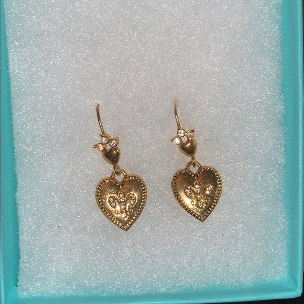Juicy Couture Heart Drop Earrings